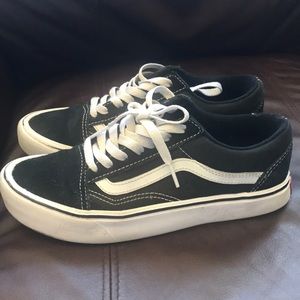 Vans old skool lite black and white size 7